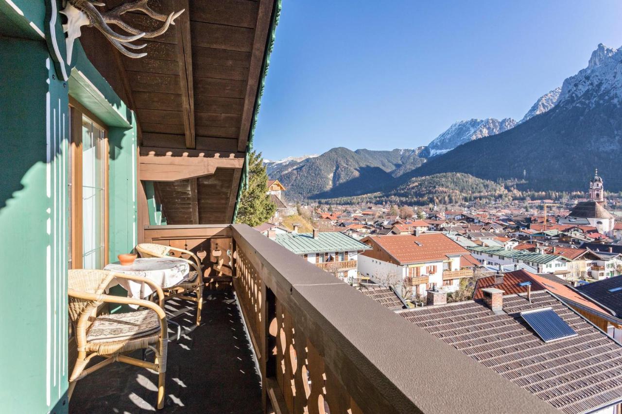Ferienwohnung Bergkristall Mittenwald Bagian luar foto